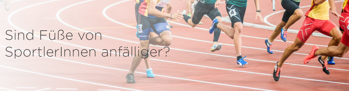 Füße von SportlerInnen: Anfälliger für Pilze und Deformation?